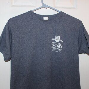 75th D-Day Memorial T-Shirt - Sz Youth Large
